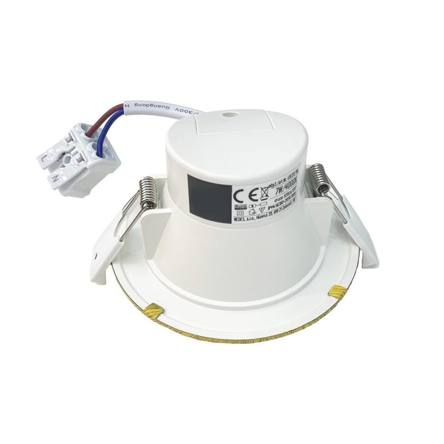 Hangende LED Badkamer plafond verlichting LED/7W/230V 4000K beige IP44