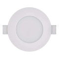 Hangende LED Badkamer plafond verlichting LORI LED/4,5W/230V IP65 2700/4000K diameter 8,5 cm wit