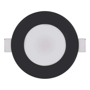 Hangende LED Badkamer plafond verlichting LORI LED/4,5W/230V IP65 2700/4000K diameter 8,5 cm zwart