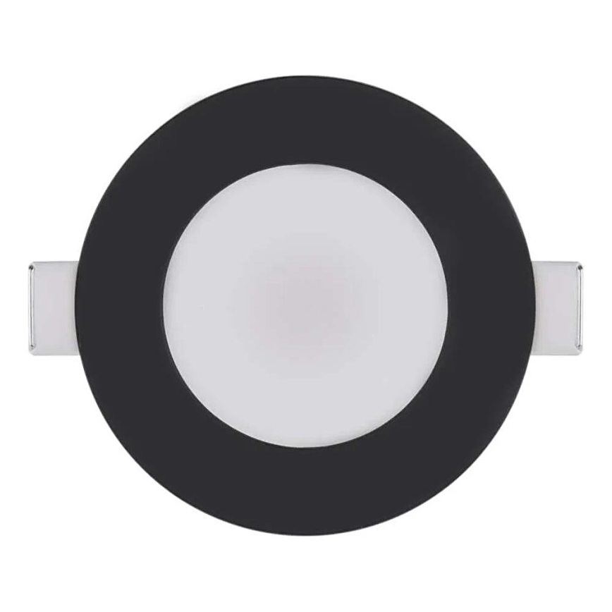 Hangende LED Badkamer plafond verlichting LORI LED/4,5W/230V IP65 2700/4000K diameter 8,5 cm zwart
