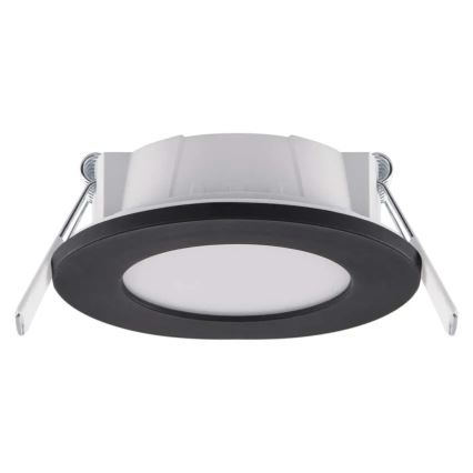 Hangende LED Badkamer plafond verlichting LORI LED/4,5W/230V IP65 2700/4000K diameter 8,5 cm zwart