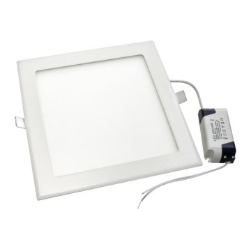 Hangende LED Badkamer plafond verlichting RIKI-V LED/18W/230V 225x225 mm IP40