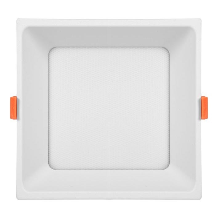 Hangende LED Badkamer plafond verlichting TONY LED/24W/230V 3000/4000/6500K 17x17 cm IP44 wit