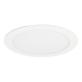 Hangende LED Badkamer plafond verlichting VEGA LED/12W/230V 3800K diameter 16,8 cm IP44 sneeuw wit