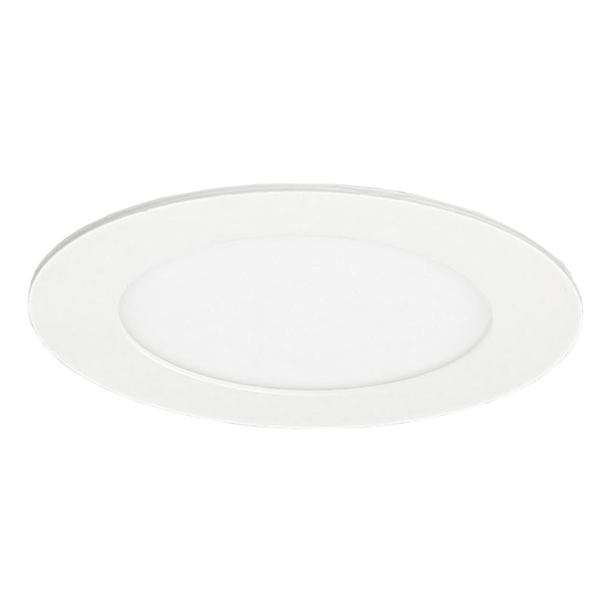 Hangende LED Badkamer plafond verlichting VEGA LED/6W/230V 3800K diameter 11,8 cm IP44 sneeuw wit