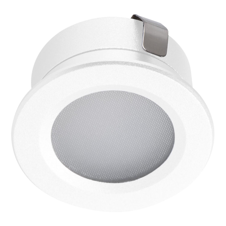 Hangende LED plafondverlichting voor buiten IMBER LED/1W/12V 4000K diameter 3 cm 40 lm IP65 wit