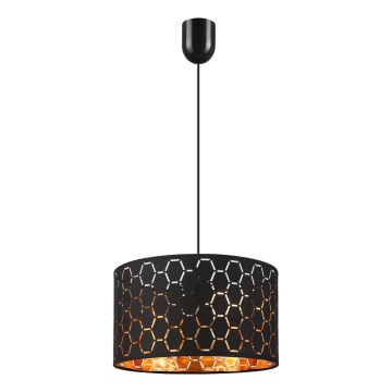 Hangkroonluchter ULLE 1xE27/15W/230V zwart