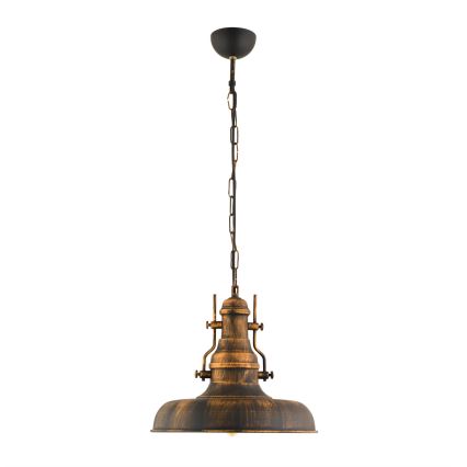 Hanglamp aan een ketting 1xE27/40W/230V brons