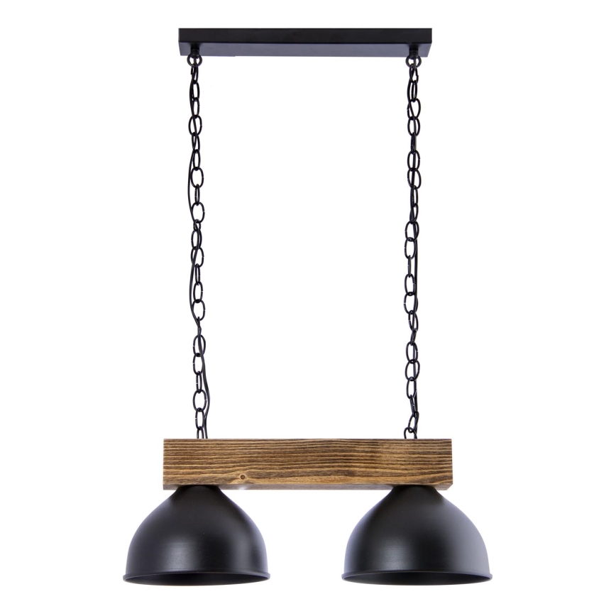 Hanglamp aan een ketting 2xE27/60W/230V