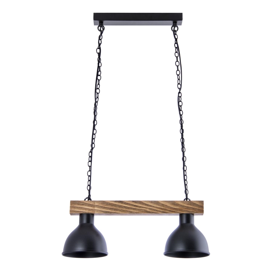 Hanglamp aan een ketting 2xE27/60W/230V