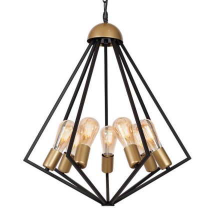 Hanglamp aan een ketting ALI 7xE27/60W/230V