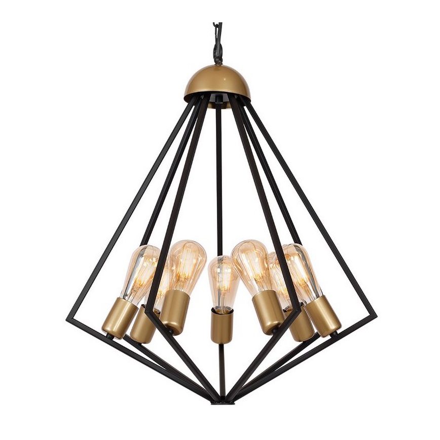 Hanglamp aan een ketting ALI 7xE27/60W/230V