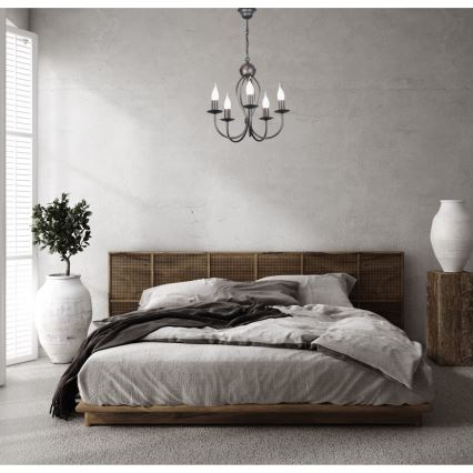 Hanglamp aan een ketting ARTHUR 5xE14/40W/230V