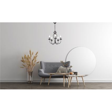 Hanglamp aan een ketting ARTHUR 5xE14/40W/230V