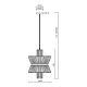 Hanglamp aan een ketting AURELIA 8xE14/40W/230V chroom