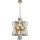 Hanglamp aan een ketting AURELIA 8xE14/40W/230V goud