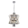 Hanglamp aan een ketting AURELIA 8xE14/40W/230V mat chroom