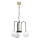 Hanglamp aan een ketting CAMBRIDGE 3xE14/60W/230V zwart/messing