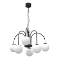 Hanglamp aan een ketting CAMBRIDGE 6xE14/60W/230V zwart