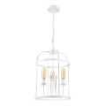 Hanglamp aan een ketting CONSTANTINE 3xE27/60W/230V wit