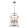 Hanglamp aan een ketting CONSTANTINE 5xE27/60W/230V mat chroom