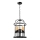 Hanglamp aan een ketting CONSTANTINE 5xE27/60W/230V zwart