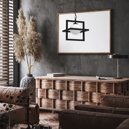Hanglamp aan een ketting DIEGO 1xE14/40W/230V zwart