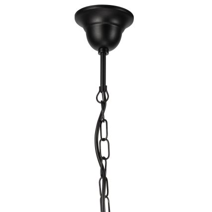 Hanglamp aan een ketting DONATO 3xE14/40W/230V zwart
