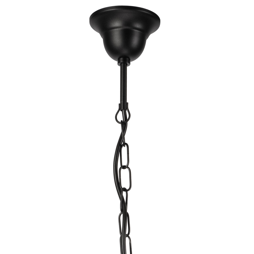 Hanglamp aan een ketting DONATO 3xE14/40W/230V zwart