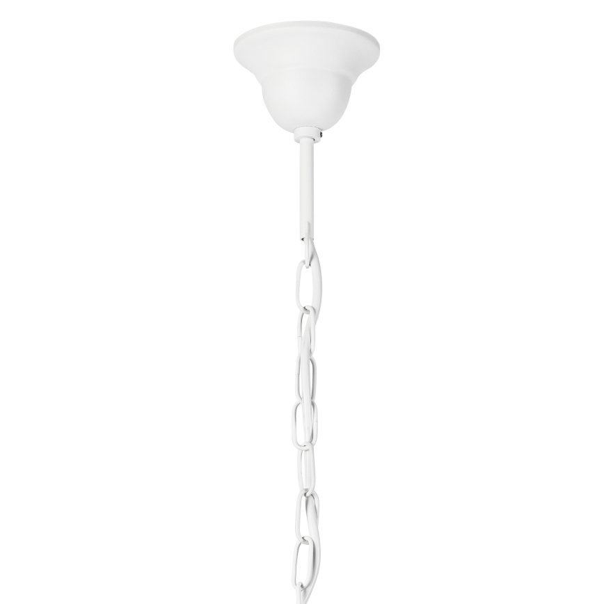 Hanglamp aan een ketting DONATO 5xE14/40W/230V wit