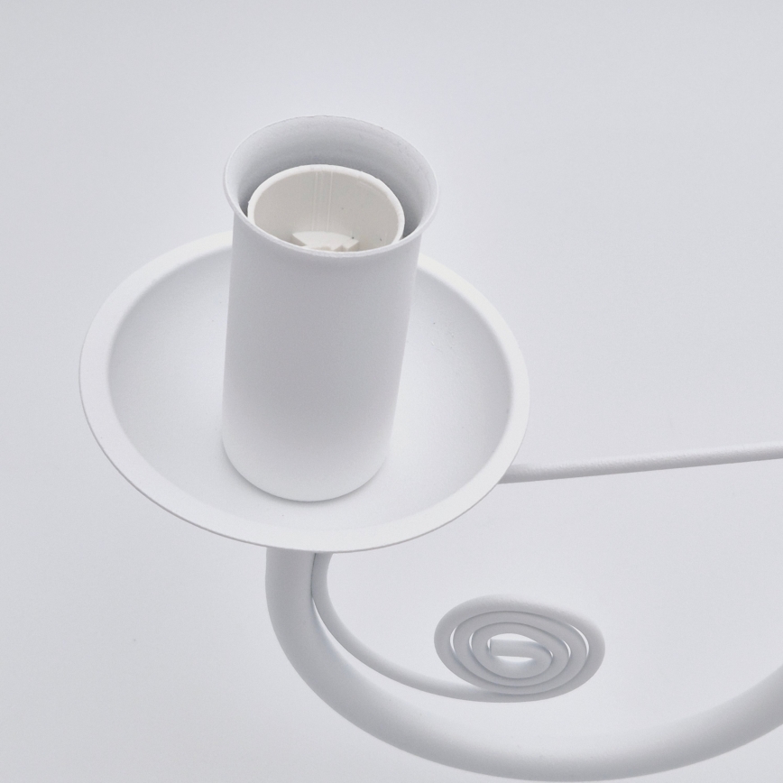 Hanglamp aan een ketting DONATO 5xE14/40W/230V wit