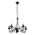 Hanglamp aan een ketting DONATO 5xE14/40W/230V zwart