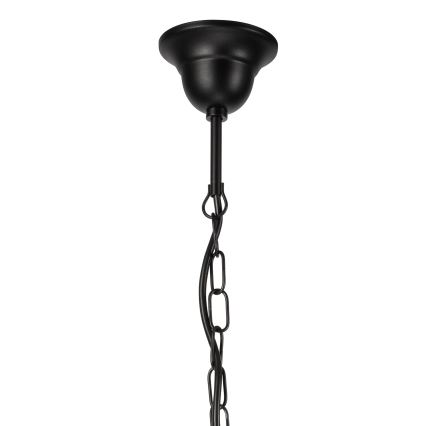 Hanglamp aan een ketting DONATO 5xE14/40W/230V zwart