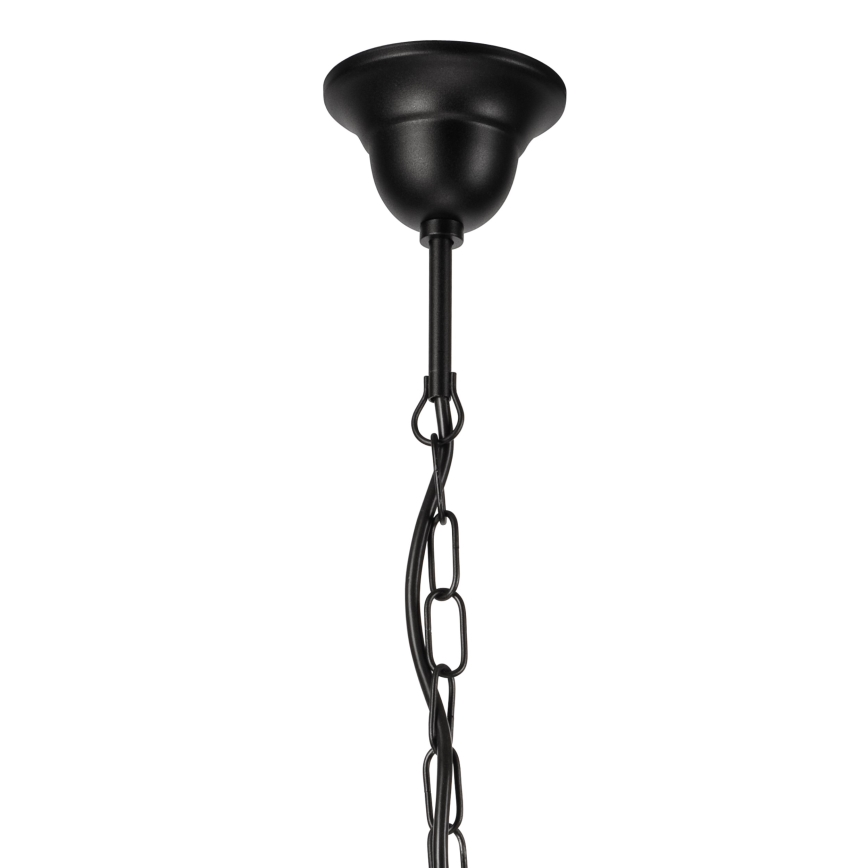 Hanglamp aan een ketting DONATO 5xE14/40W/230V zwart