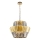 Hanglamp aan een ketting DONNA 12xE14/40W/230V diameter 55 cm goud