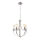 Hanglamp aan een ketting GINA 5xE27/60W/230V mat chroom