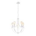 Hanglamp aan een ketting GINA 5xE27/60W/230V wit