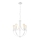 Hanglamp aan een ketting GINA 5xE27/60W/230V wit