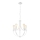 Hanglamp aan een ketting GINA 5xE27/60W/230V wit