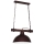 Hanglamp aan een ketting HAKON 1xE27/60W/230V donker hout