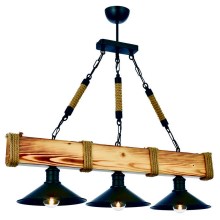 Hanglamp aan een ketting KUTUK 3xE27/60W/230V