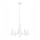 Hanglamp aan een ketting LUCY 8xE14/60W/230V wit
