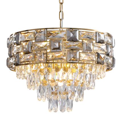 Hanglamp aan een ketting LUXURIA 9xE14/40W/230V goud