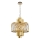 Hanglamp aan een ketting MARGOT 6xE14/40W/230V diameter 43 cm goud