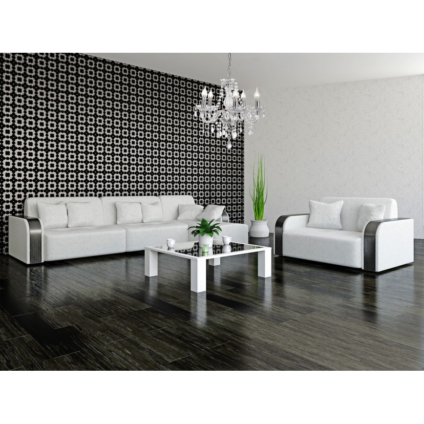 Hanglamp aan een ketting MARIE 5xE14/40W/230V glanzend chroom