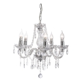 Hanglamp aan een ketting MARIE 5xE14/40W/230V glanzend chroom