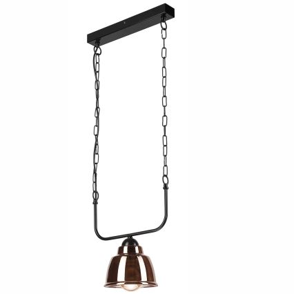 Hanglamp aan een ketting MARIO 1xE27/60W/230V messing