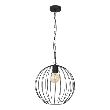 Hanglamp aan een ketting MERCURE 1xE27/15W/230V zwart