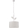Hanglamp aan een ketting NOEMI 1xE27/60W/230V diameter 35 cm zilver