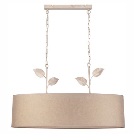 Hanglamp aan een ketting NOEMI 2xE27/60W/230V goud